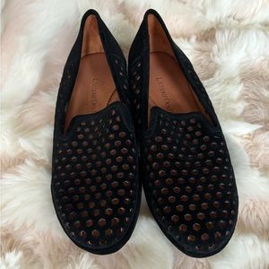 L’Amour Des Pieds Black Leather Upper Shoes NWOT